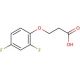 3-(2,4-difluorophenoxy)propanoic acid (CAS 777-28-6) - chemical structure image