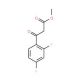 3-(2,4-Difluorophenyl)-3-oxo-propionic acid methyl ester (CAS 185302-85-6) - chemical structure image