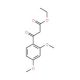 3-(2,4-Dimethoxy-phenyl)-3-oxo-propionic acid ethyl ester (CAS 60946-77-2) - chemical structure image