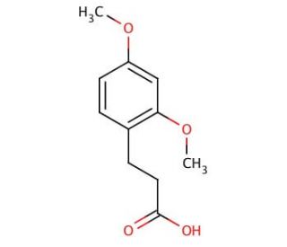 3-(2,4-Dimethoxyphenyl)propionic acid (CAS 22174-29-4) - chemical structure image