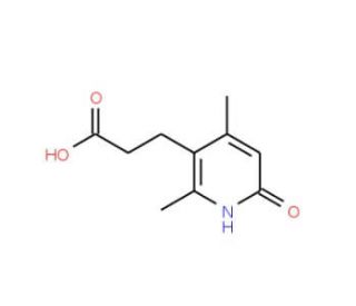 3-(2,4-Dimethyl-6-oxo-1,6-dihydropyridin-3-yl)-propanoic acid (CAS 1119453-13-2) - chemical structure image