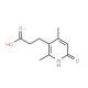 3-(2,4-Dimethyl-6-oxo-1,6-dihydropyridin-3-yl)-propanoic acid (CAS 1119453-13-2) - chemical structure image