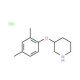 3-(2,4-Dimethylphenoxy)piperidine hydrochloride - chemical structure image