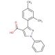 3-(2,4-dimethylphenyl)-1-phenyl-1H-pyrazole-4-carboxylic acid - chemical structure image