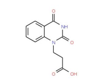 3-(2,4-Dioxo-3,4-dihydro-2H-quinazolin-1-yl)-propionic acid - chemical structure image