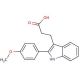 3-[2-(4-methoxyphenyl)-1H-indol-3-yl]propanoic acid - chemical structure image