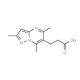 3-(2,5,7-trimethylpyrazolo[1,5-a]pyrimidin-6-yl)propanoic acid - chemical structure image