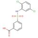 3-(2,5-Dichloro-phenylsulfamoyl)-benzoic acid - chemical structure image