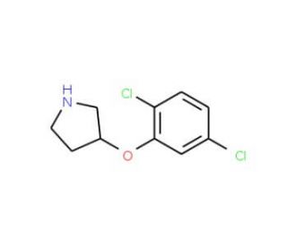 3-(2,5-Dichlorophenoxy)pyrrolidine - chemical structure image