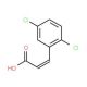 3-(2,5-Dichlorophenyl)acrylic acid (CAS 101869-82-3) - chemical structure image