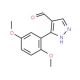 3-(2,5-Dimethoxyphenyl)-1H-pyrazole-4-carbaldehyde - chemical structure image