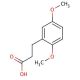 3-(2,5-Dimethoxyphenyl)propionic acid (CAS 10538-49-5) - chemical structure image