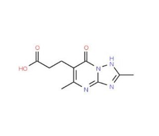 3-(2,5-Dimethyl-7-oxo-4,7-dihydro-[1,2,4]-triazolo[1,5-a]pyrimidin-6-yl)-propionic acid - chemical structure image