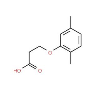 3-(2,5-Dimethyl-phenoxy)-propionic acid (CAS 4673-48-7) - chemical structure image
