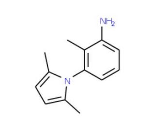 3-(2,5-Dimethyl-pyrrol-1-yl)-2-methyl-phenylamine (CAS 842958-59-2) - chemical structure image