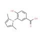 3-(2,5-Dimethyl-pyrrol-1-yl)-4-hydroxy-benzoic acid (CAS 340315-24-4) - chemical structure image