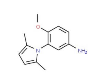 3-(2,5-Dimethyl-pyrrol-1-yl)-4-methoxy-phenylamine - chemical structure image