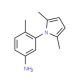 3-(2,5-Dimethyl-pyrrol-1-yl)-4-methyl-phenylamine (CAS 43070-87-7) - chemical structure image