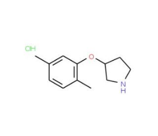 3-(2,5-Dimethylphenoxy)pyrrolidine hydrochloride - chemical structure image