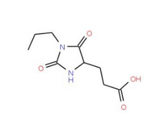 3-(2,5-Dioxo-1-propyl-imidazolidin-4-yl)-propionic acid - chemical structure image