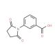 3-(2,5-Dioxo-pyrrolidin-1-yl)-benzoic acid (CAS 60693-31-4) - chemical structure image