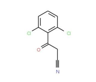 3-(2,6-dichlorophenyl)-3-oxopropanenitrile - chemical structure image