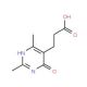 3-(2,6-Dimethyl-4-oxo-1,4-dihydro-pyrimidin-5-yl)-propionic acid - chemical structure image