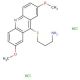 3-(2,7-Dimethoxy-acridin-9-ylsulfanyl)-propylamine dihydrochloride - chemical structure image