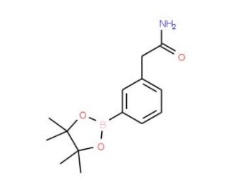 3-(2-Acetamidyl)phenylboronic acid pinacol ester (CAS 843646-72-0) - chemical structure image