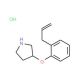 3-(2-Allylphenoxy)pyrrolidine hydrochloride - chemical structure image