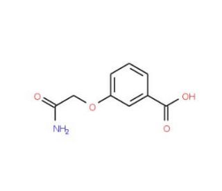 3-(2-amino-2-oxoethoxy)benzoic acid (CAS 869942-82-5) - chemical structure image