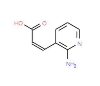 3-(2-Amino-3-pyridyl)acrylic acid (CAS 773131-96-7) - chemical structure image