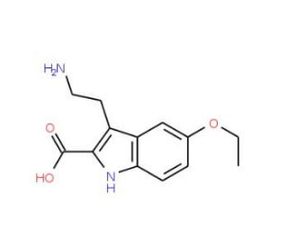 3-(2-Amino-ethyl)-5-ethoxy-1H-indole-2-carboxylic acid - chemical structure image