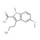 3-(2-Amino-ethyl)-5-methoxy-1-methyl-1H-indole-2-carboxylic acid - chemical structure image