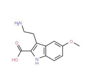 3-(2-Amino-ethyl)-5-methoxy-1H-indole-2-carboxylic acid - chemical structure image