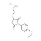 3-(2-Amino-ethylsulfanyl)-1-(4-ethoxy-phenyl)-pyrrolidine-2,5-dione hydrochloride - chemical structure image