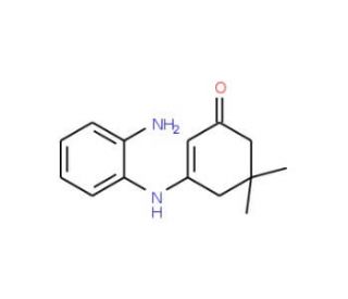 3-(2-Amino-phenylamino)-5,5-dimethyl-cyclohex-2-enone - chemical structure image