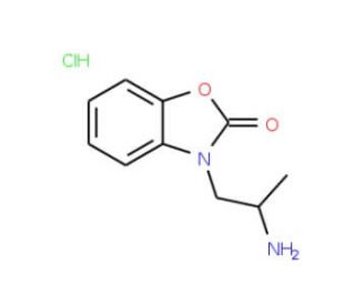 3-(2-Amino-propyl)-3H-benzooxazol-2-one hydrochloride - chemical structure image