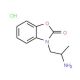 3-(2-Amino-propyl)-3H-benzooxazol-2-one hydrochloride - chemical structure image