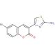3-(2-Amino-thiazol-4-yl)-6-bromo-chromen-2-one - chemical structure image