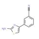 3-(2-Amino-thiazol-4-yl)-benzonitrile - chemical structure image