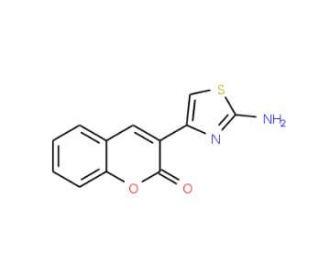 3-(2-Amino-thiazol-4-yl)-chromen-2-one - chemical structure image