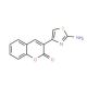 3-(2-Amino-thiazol-4-yl)-chromen-2-one - chemical structure image