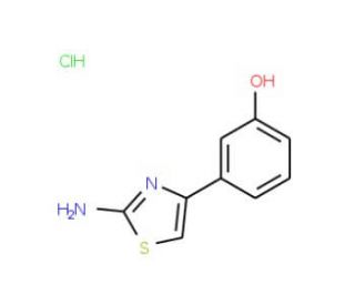 3-(2-Amino-thiazol-4-yl)-phenol hydrochloride - chemical structure image