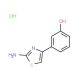 3-(2-Amino-thiazol-4-yl)-phenol hydrochloride - chemical structure image