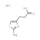 3-(2-Amino-thiazol-4-yl)-propionic acidhydrobromide - chemical structure image
