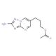 3-(2-Amino[1,2,4]triazolo[1,5-a]pyrimidin-6-yl)-propyl acetate (CAS 85599-38-8) - chemical structure image