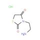 3-(2-aminoethyl)-1,3-thiazolidine-2,4-dione hydrochloride (CAS 19382-49-1) - chemical structure image