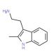 3-(2-Aminoethyl)-2-methylindole (CAS 2731-06-8) - chemical structure image