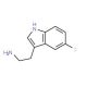 3-(2-Aminoethyl)-5-fluoro-1H-indole (CAS 576-16-9) - chemical structure image